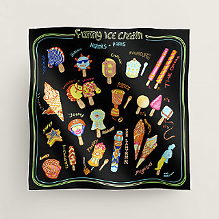 Funny Ice Cream scarf 70 | Hermès USA